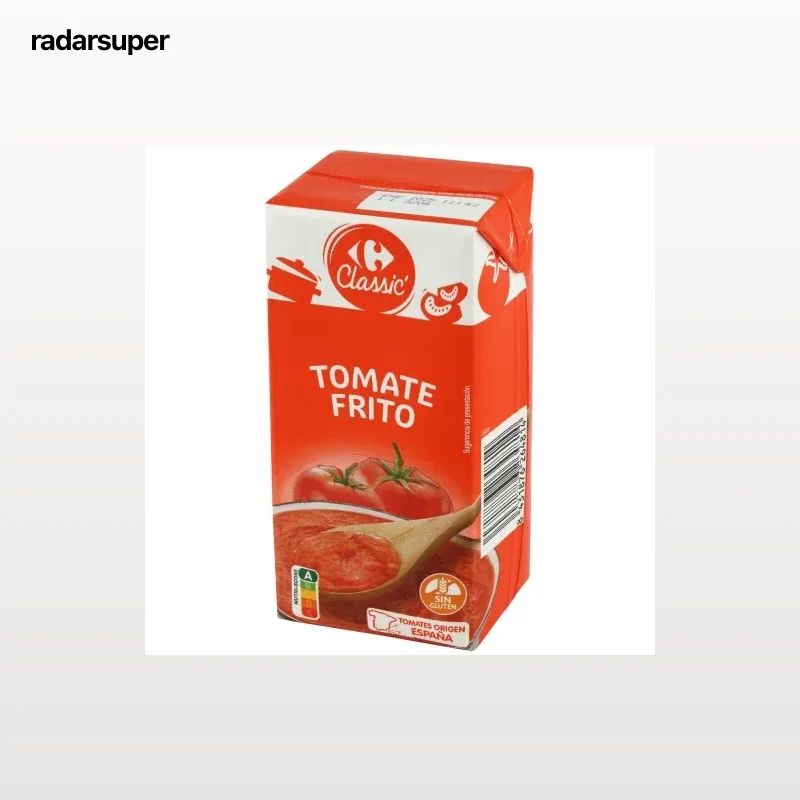 Tomate frito Carrefour brik 390 g.