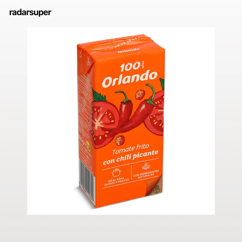 Tomate frito con chili picante Orlando 300 g