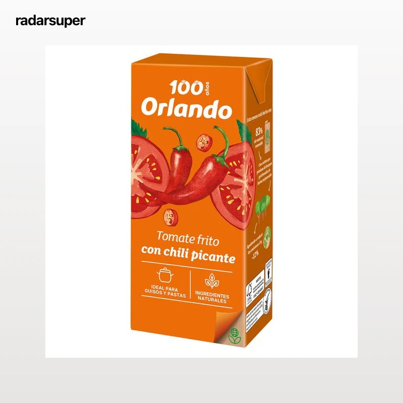 Tomate frito con chili picante Orlando 350g