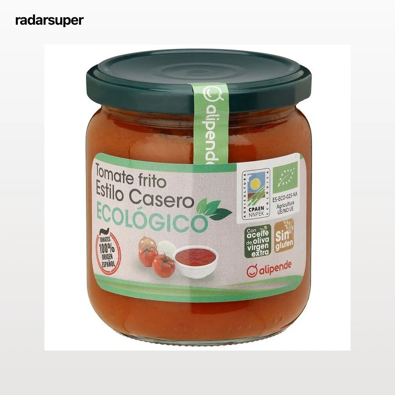 Tomate frito ecológico en aceite de oliva Alipende 350g
