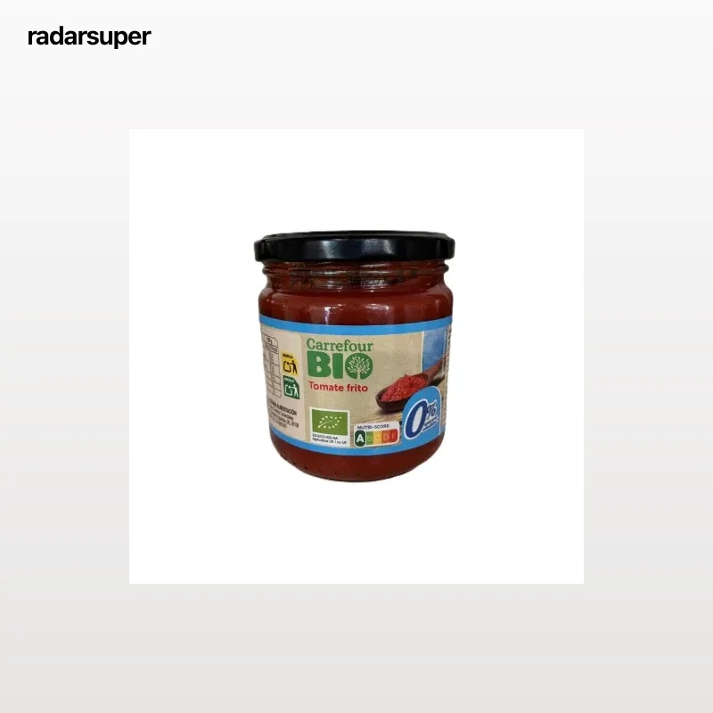 Tomate frito ecológico Carrefour Bio sin gluten 300 g.