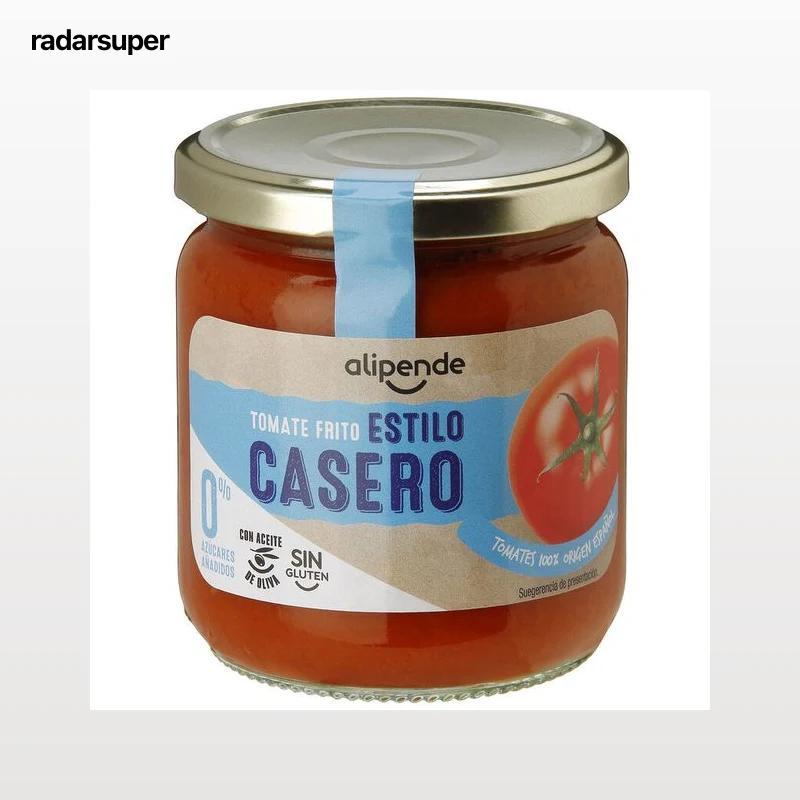 Tomate frito estilo casero sin gluten Alipende 350g