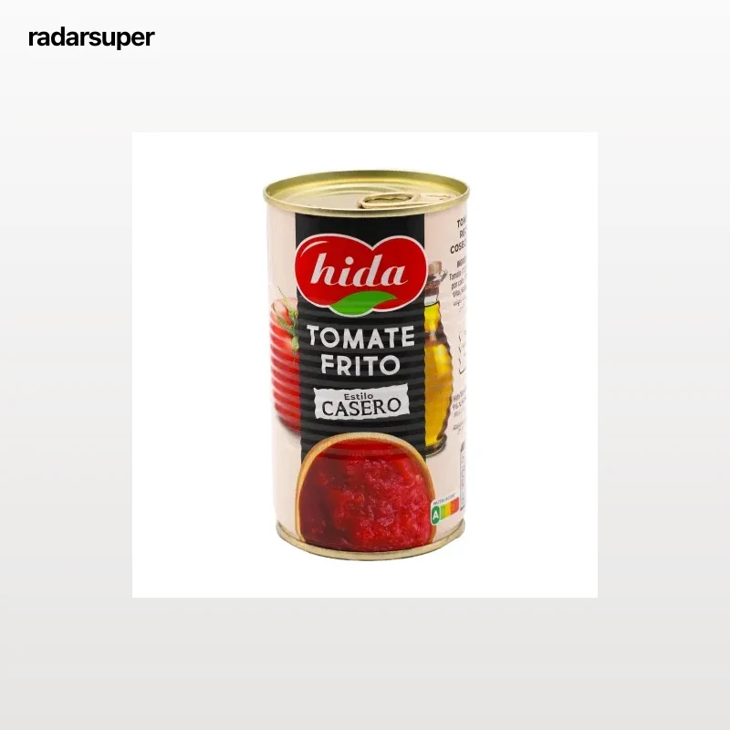 Tomate frito Hida sin gluten lata 340 g.