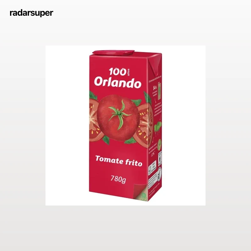 Tomate frito Orlando sin gluten brik 780 g.
