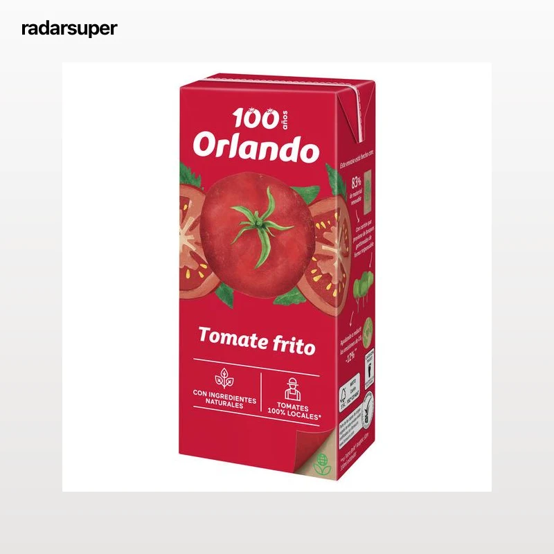 Tomate frito sin gluten abre fácil Orlando350g