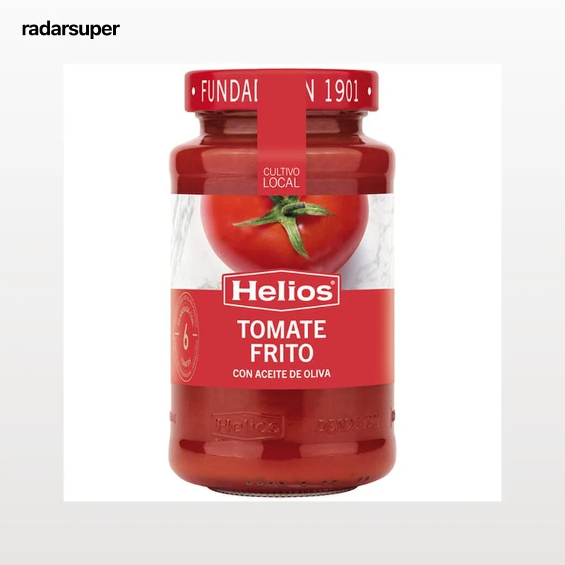 Tomate frito sin gluten Helios tarro de cristal 570g