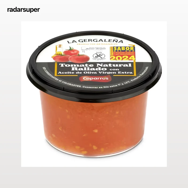 Tomate rallado natural con aceite de oliva La gergaleña 200 g