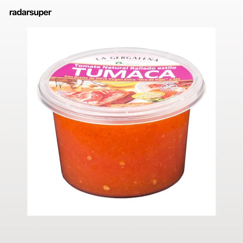 Tomate rallado tumaca aceite ajo La Gergaleña 200g