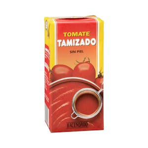 Tomate tamizado sin piel
