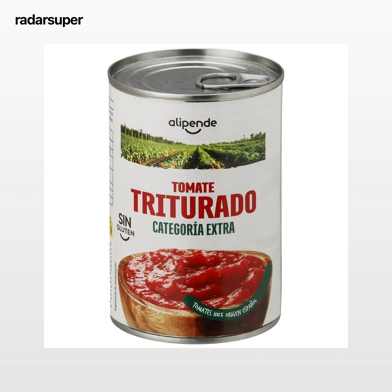 Tomate triturado categoría extra sin gluten Alipende 400g