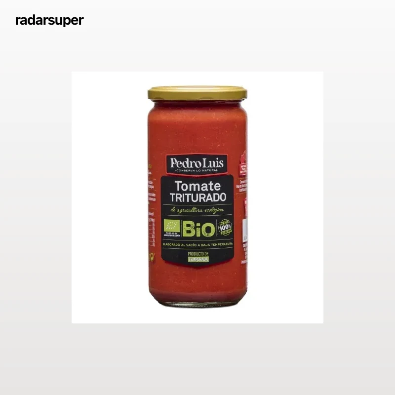 Tomate triturado extra ecológico Pedro Luis   660 g.