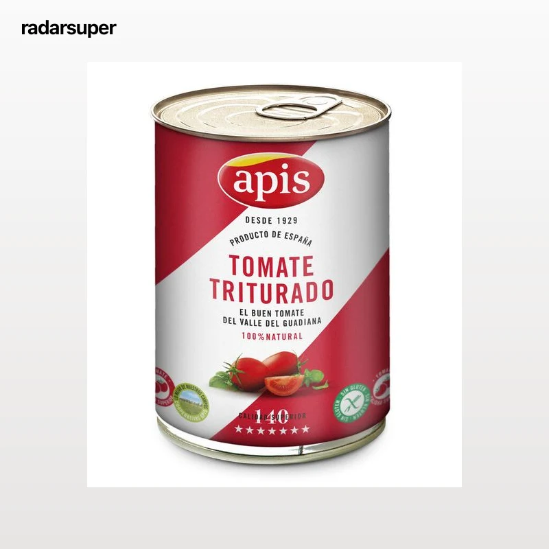 Tomate triturado natural categoria extra Apis 800g