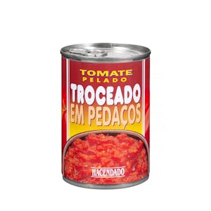 Tomate troceado pelado