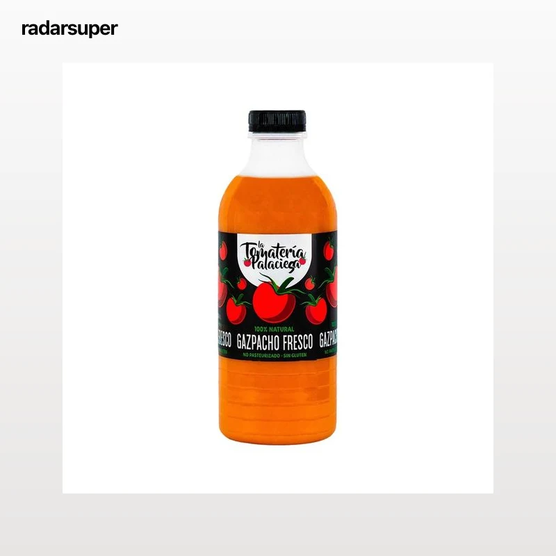 LA TOMATERÍA PALACIEGA Gazpacho fresco no pasteurizado 100% natural 1 l.