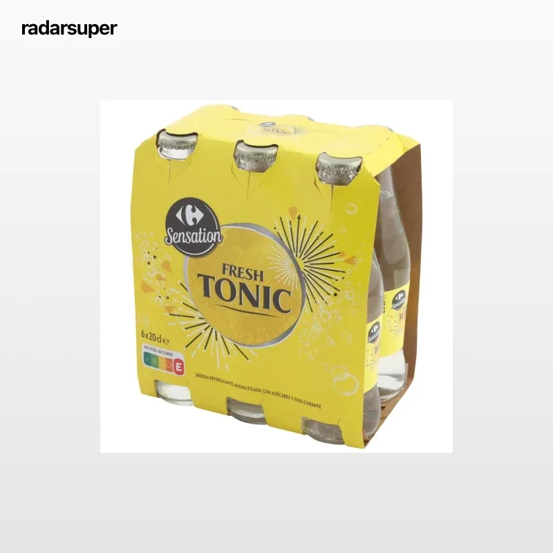 Tónica Carrefour Sensation pack de 6 botellas de 20 cl.