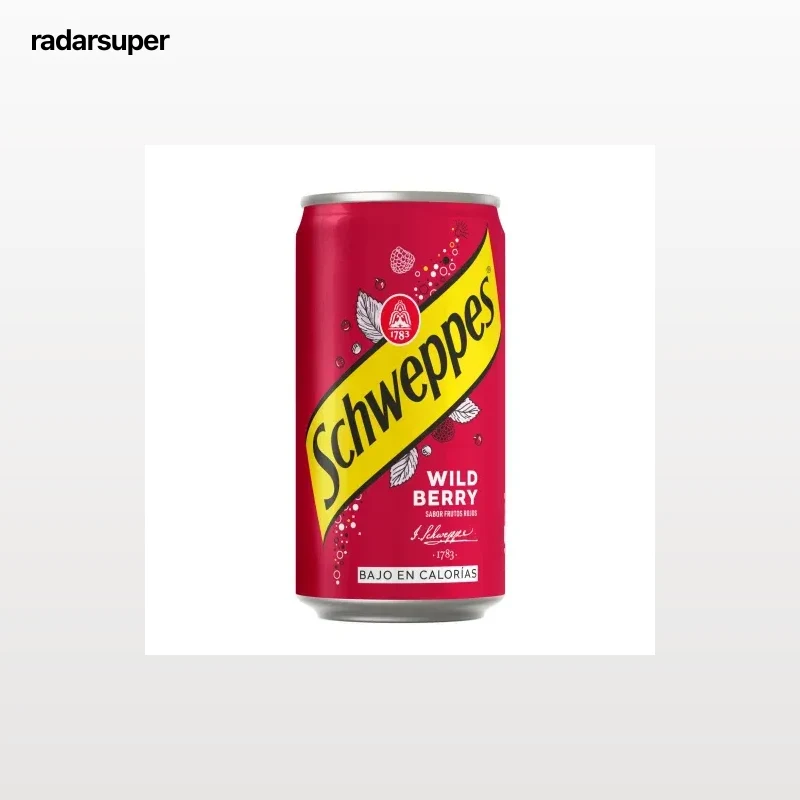 Tónica Schweppes Wild Berry lata 25 cl.