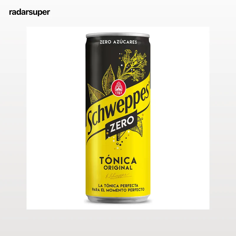 Tónica zero Schweppes 330 ml