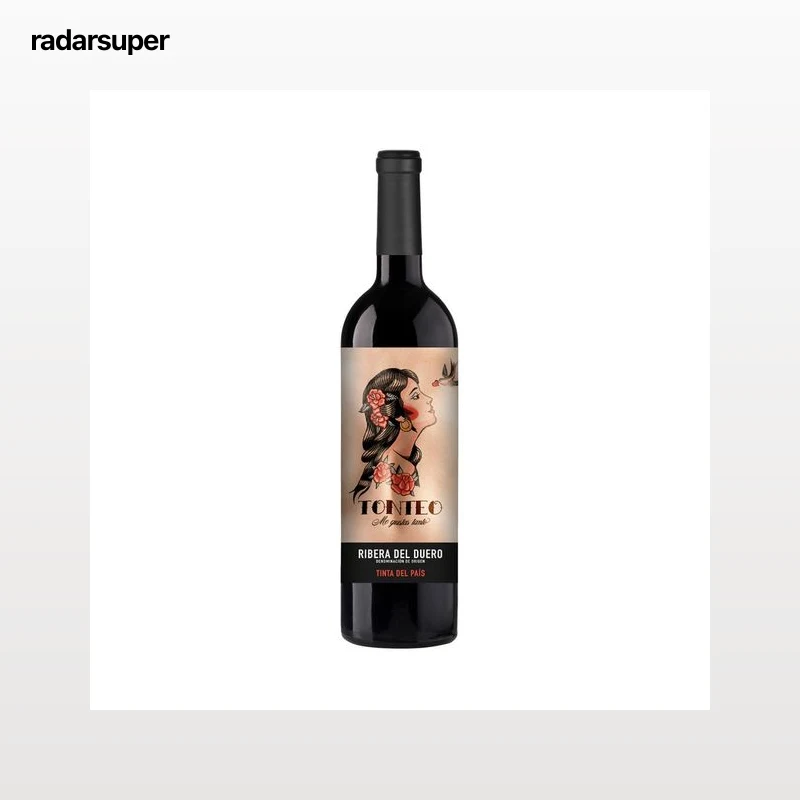 TONTEO Vino tinto con D.O. Ribera del Duero botella 75 cl.
