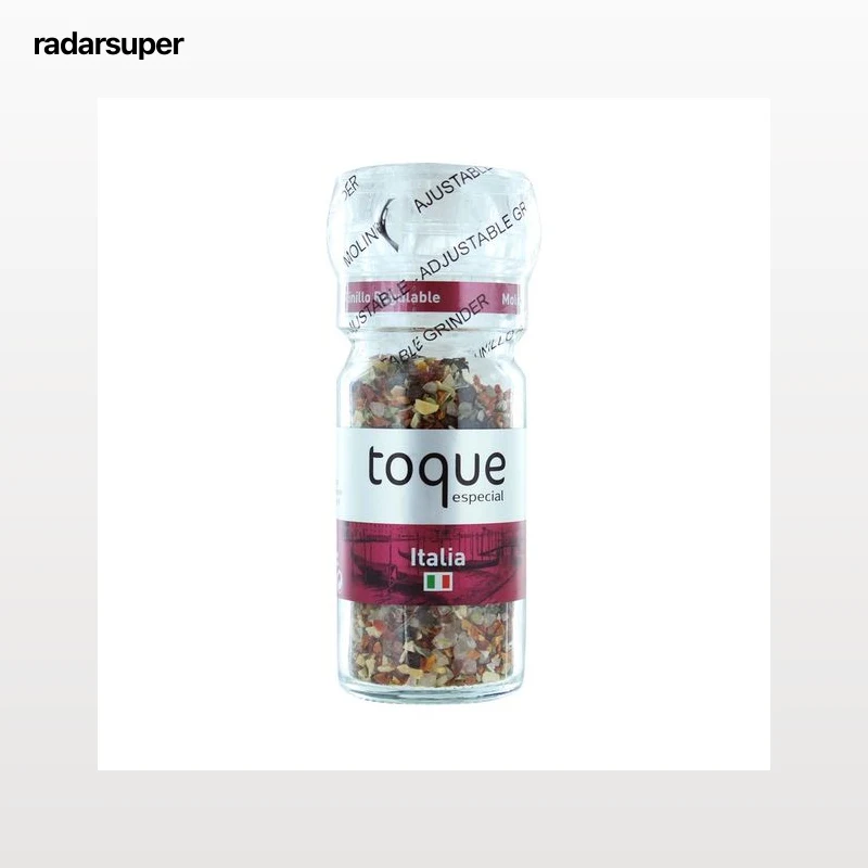 TOQUE Sazonador Italia ideal para pizzas, pastas, pollo y ensaladas frasco de 43 g.