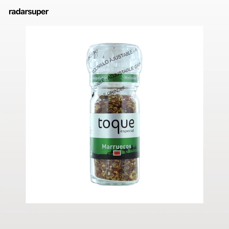 TOQUE Sazonador Marruecos ideal para carnes, verduras, sopas, estofados y ensaladas frasco de 38 g.
