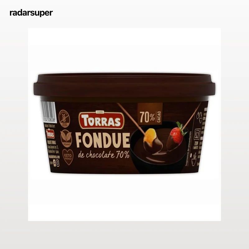 TORRAS Chocolate fondue 70 % de cacao 160 g.