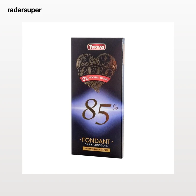 TORRAS Chocolate negro 85% sin azúcares añadidos 100 g.