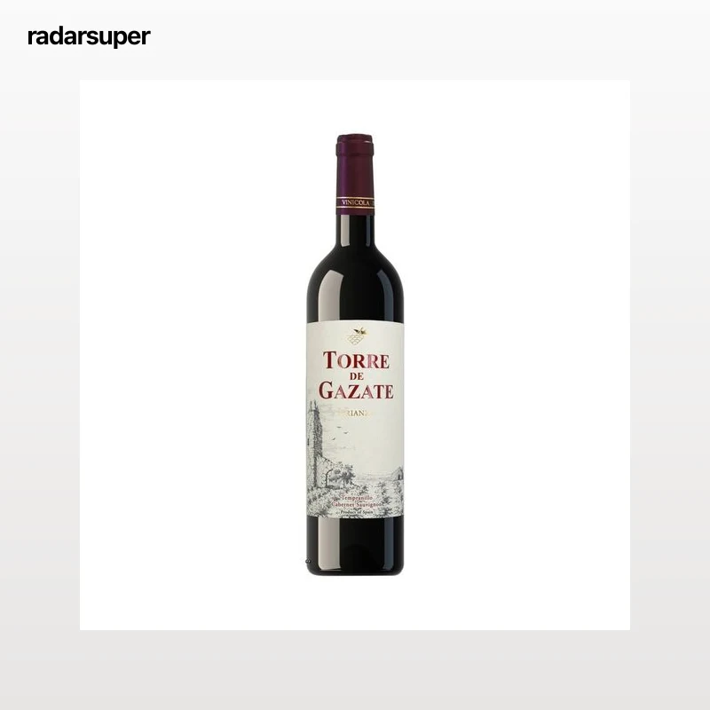 TORRE DE GAZATE  Vino tinto crianza con D.O. La Mancha botella 75 cl.