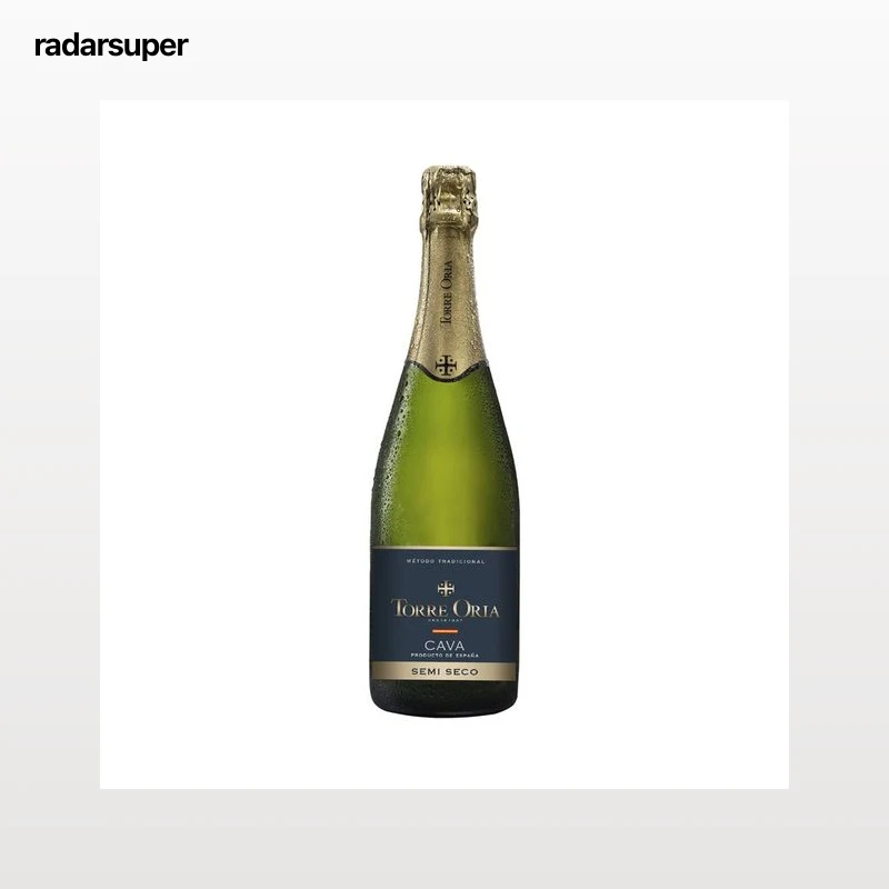 TORRE ORIA Cava semi seco, elaborado según el método tradicional botella 75 cl.