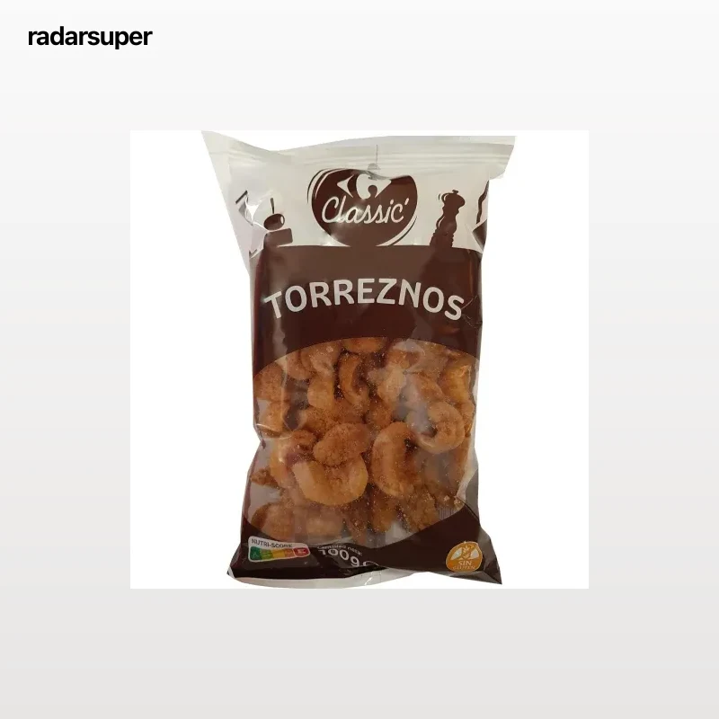 Torreznos Classic Carrefour sin gluten 100 g.