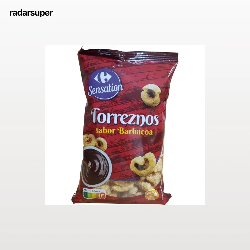 Torreznos sabor barbacoa Sensation Carrefour sin gluten 100 g.