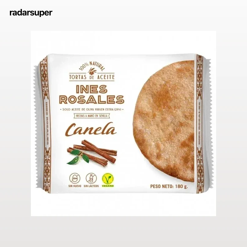 Tortas de aceite con canela Inés Rosales 180 g.