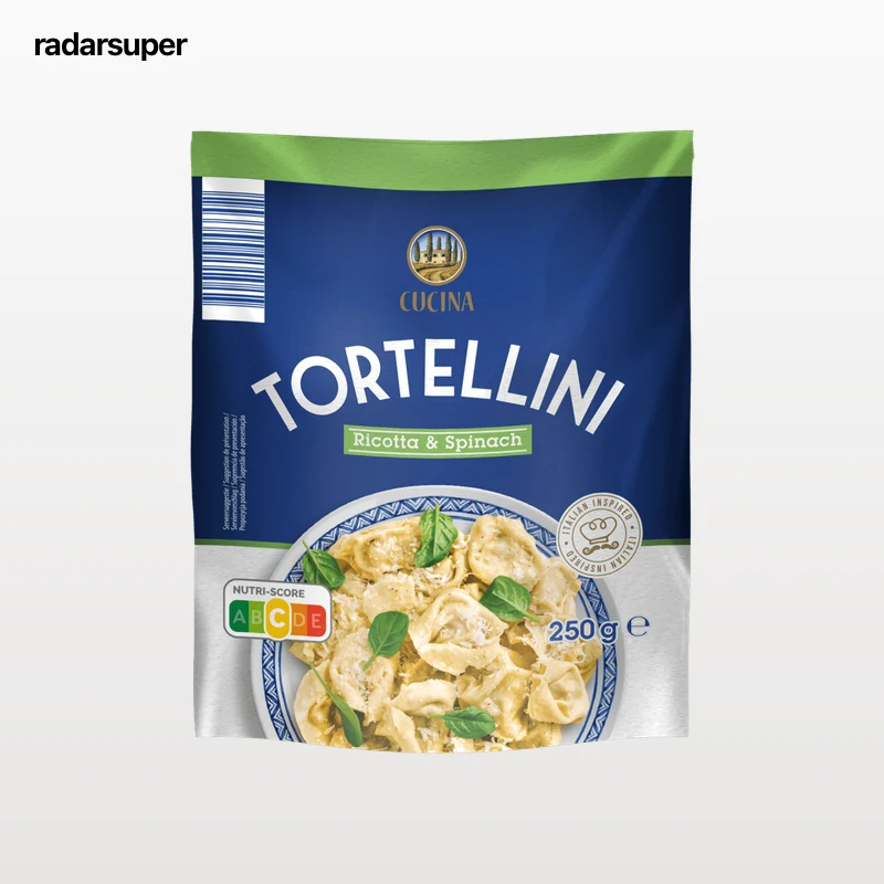 Tortellini ricotta y espinacas