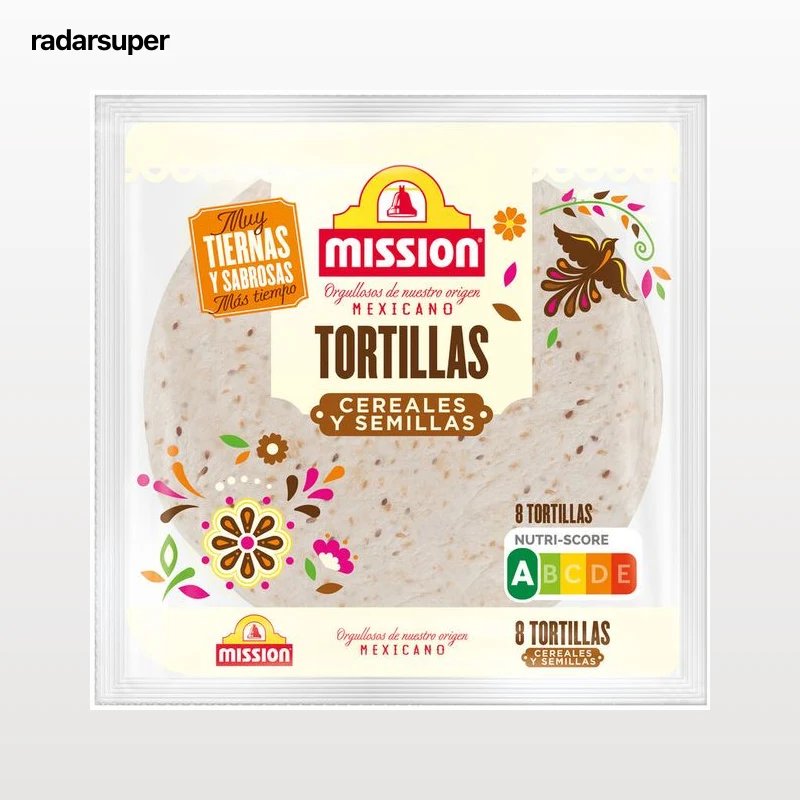 Tortilla 8 ceral-semillas Mission 320g