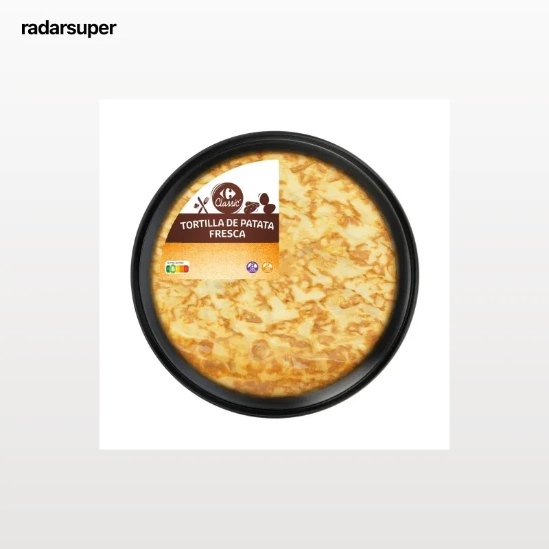 Tortilla de patatas Carrefour Classic' sin gluten sin lactosa 600 g.