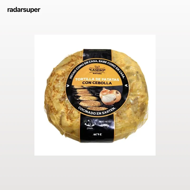 Tortilla de patatas con cebolla Casero y Natural 1,5 kg