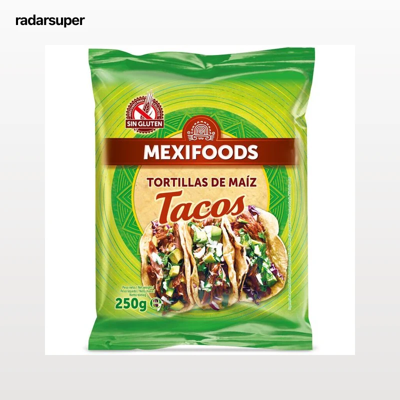 Tortilla maiz Mexifoods tacos 250g