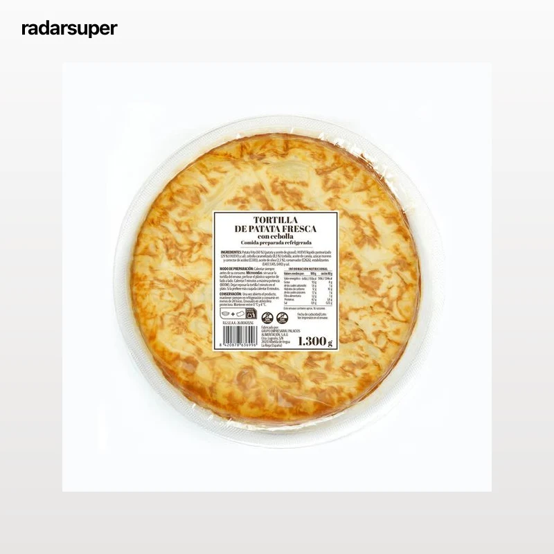 Tortilla de patata con cebolla Palacios 1,3kg