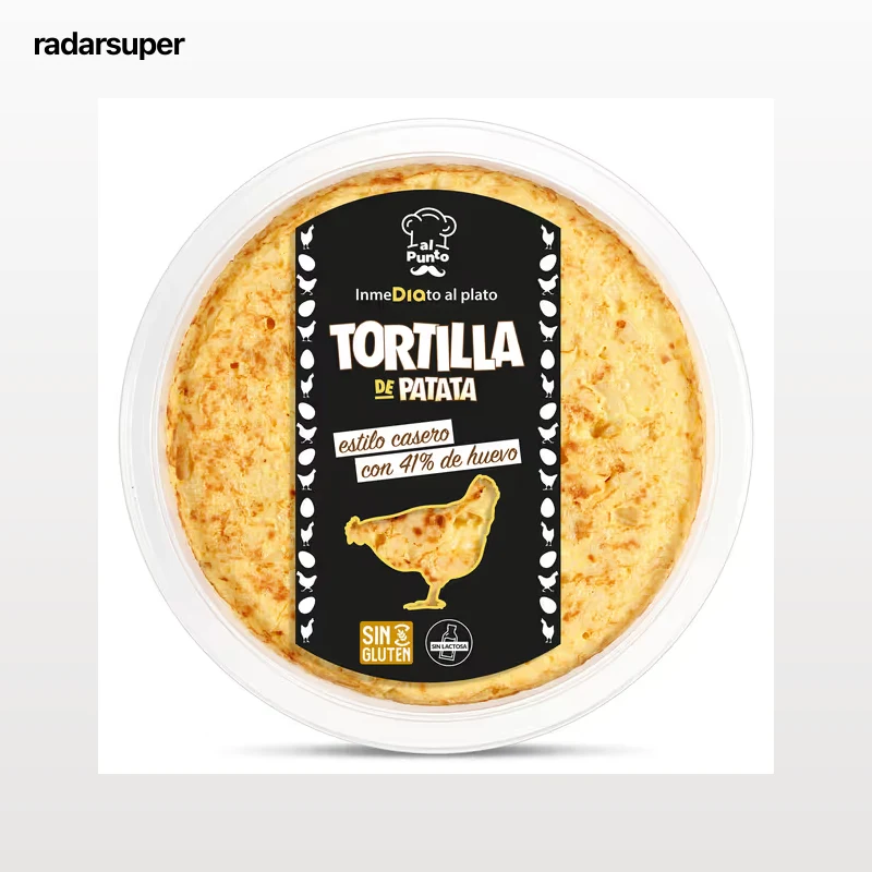 Tortilla de patata estilo casero 41% huevo Dia Al Punto 600 g