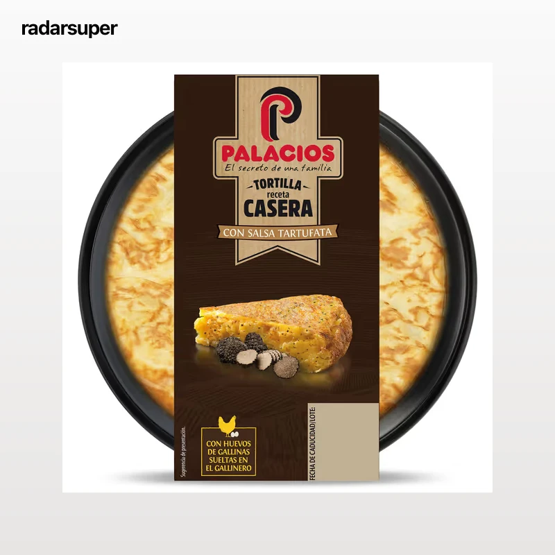Tortilla de patatas con salsa tartufata Palacios 300 g
