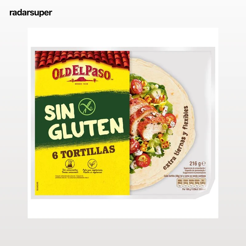 Tortilla Sin Gluten de Old El Paso 6unid