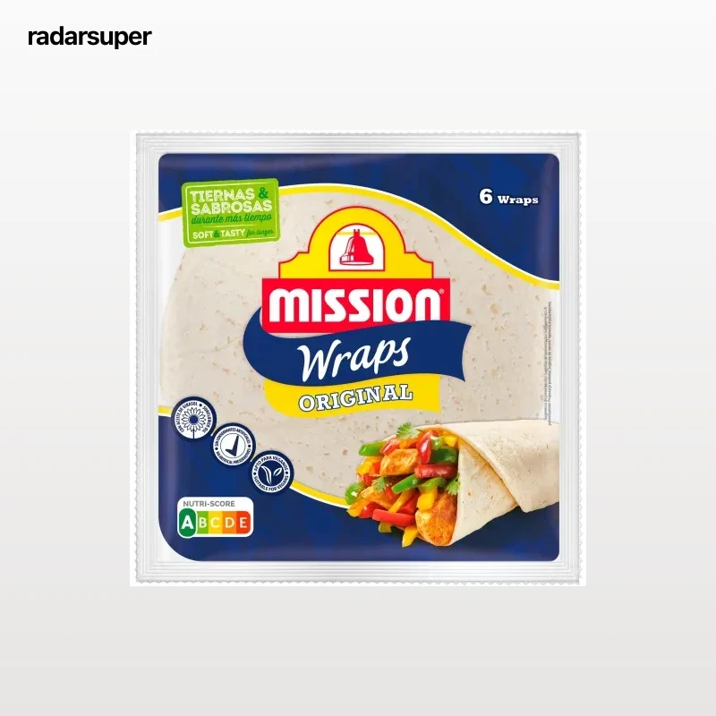Tortillas de trigo original Mission 6 ud.