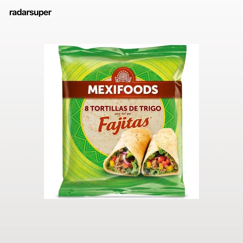 Tortillas de trigo para fajitas Mexifoods 8 ud.