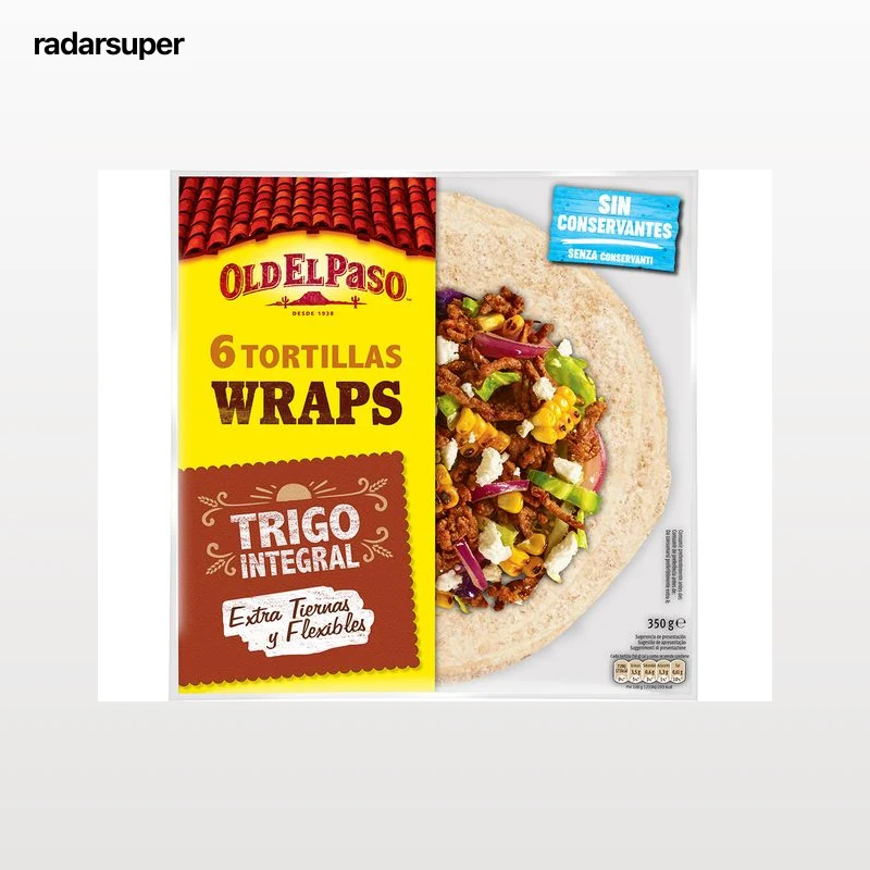 TORTILLAS OLD EL PASO INTEGRAIS 350G
