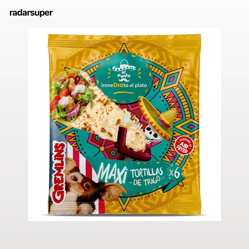 Tortillas de trigo maxi Gremlins Dia Al Punto 360 g