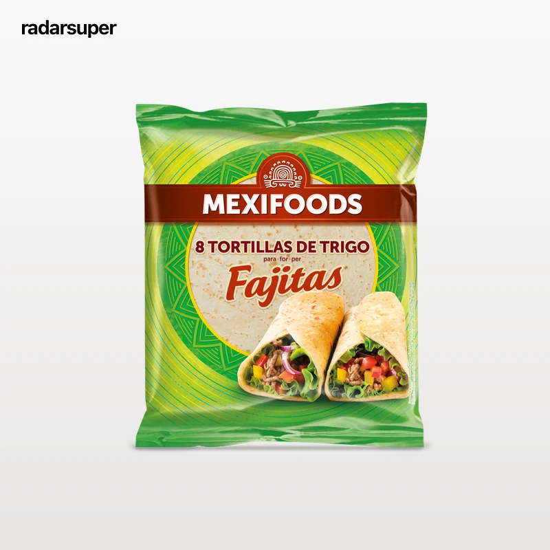 Tortillas trigo Mexifoods fajitas 8 uds 320g