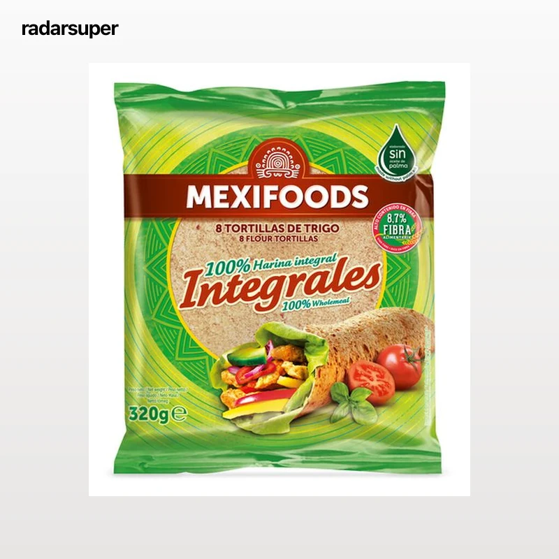 Tortillas trigo Mexifoods integrales fajitas 320g
