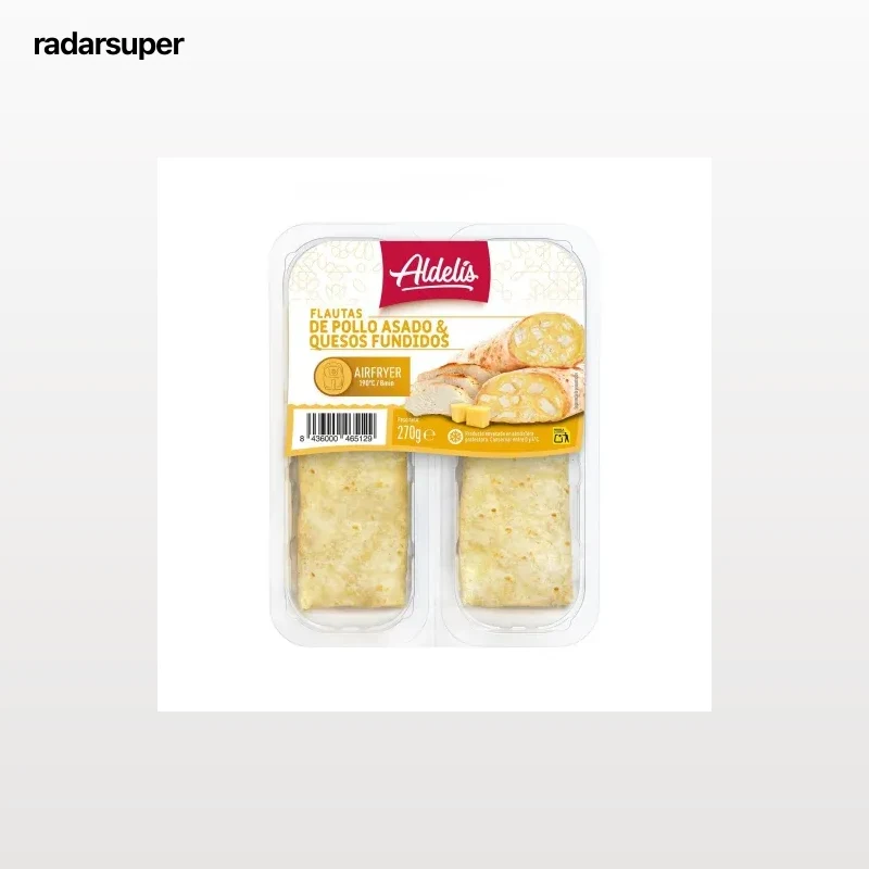 Tortita de pollo y quesos fundidos Aldelís 270 g.