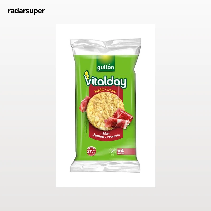 Tortita de maíz sabor jamón Vitalday 103g