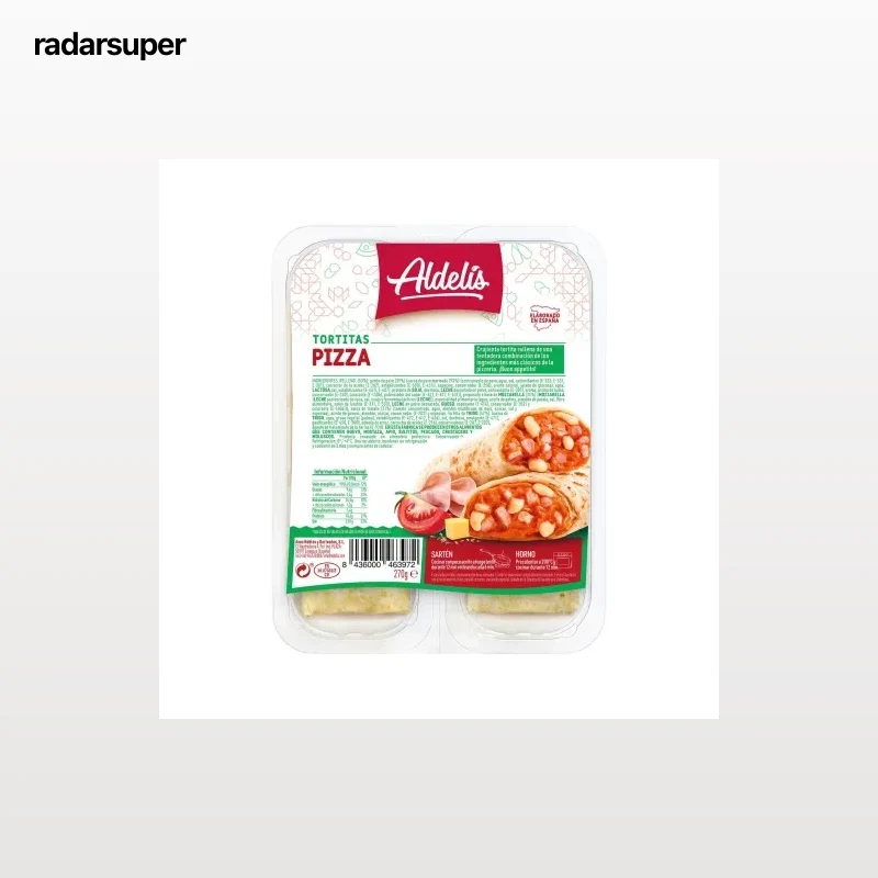 Tortita pizza fiambre de jamón de pavo Aldelís 270 g