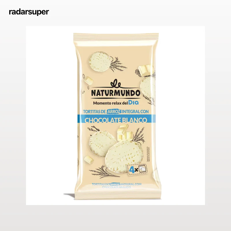 Tortitas de arroz integral con chocolate blanco Dia Naturmundo 130 g